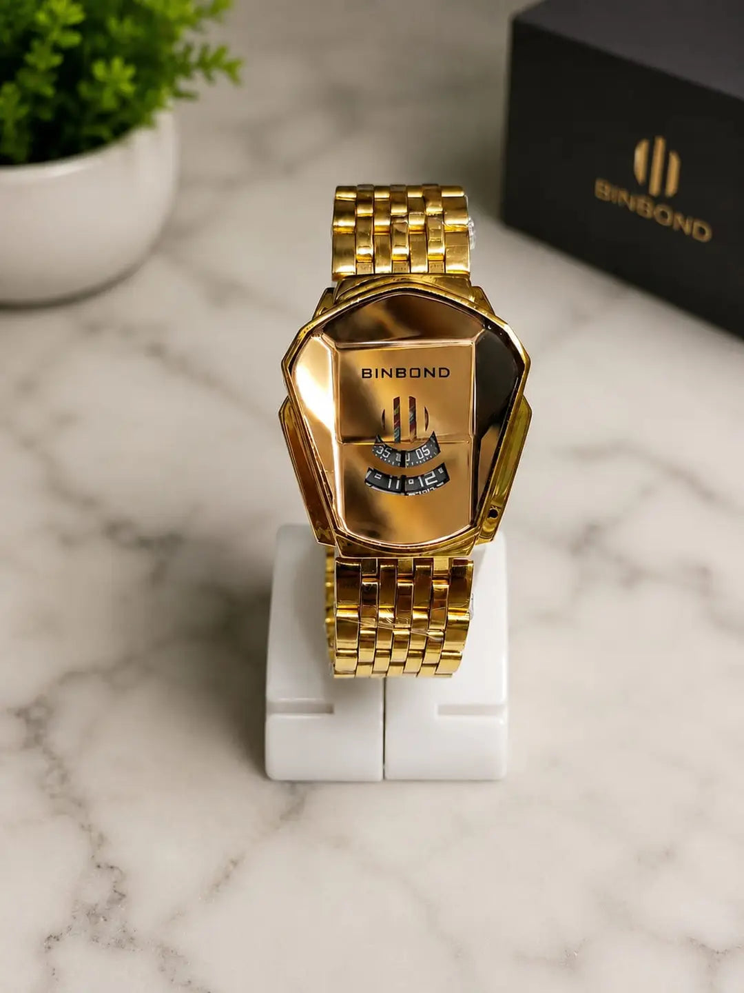 Luxury Inspired Multicolor Square Dial Steel Chain Watch For Women - Lightweight Bracelet Wristwatch