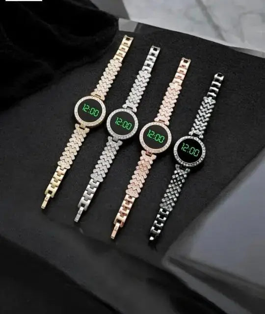 Vibrant Women's Multicolor Stainless Steel Bracelet Watch - Stylish Analogue Wristwatch