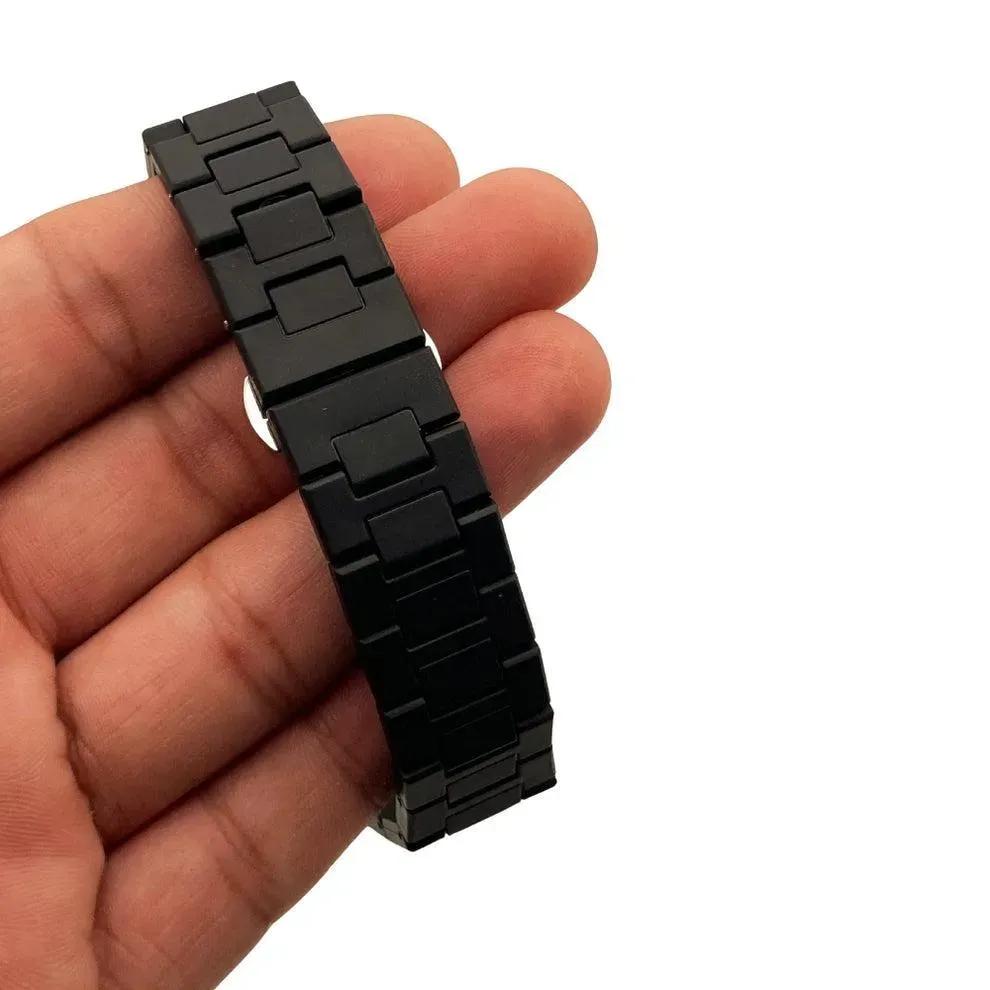 Men's Imported Black Carbon Fiber Quartz Analog Watch
