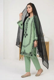 Lawn Elegance – Embroidered Cotton Lawn 3-Piece Stitched Set