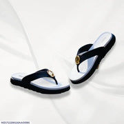 Ultra-Lightweight Black EVA Slippers For Women - Comfortable Casual & Semi-Formal Footwear