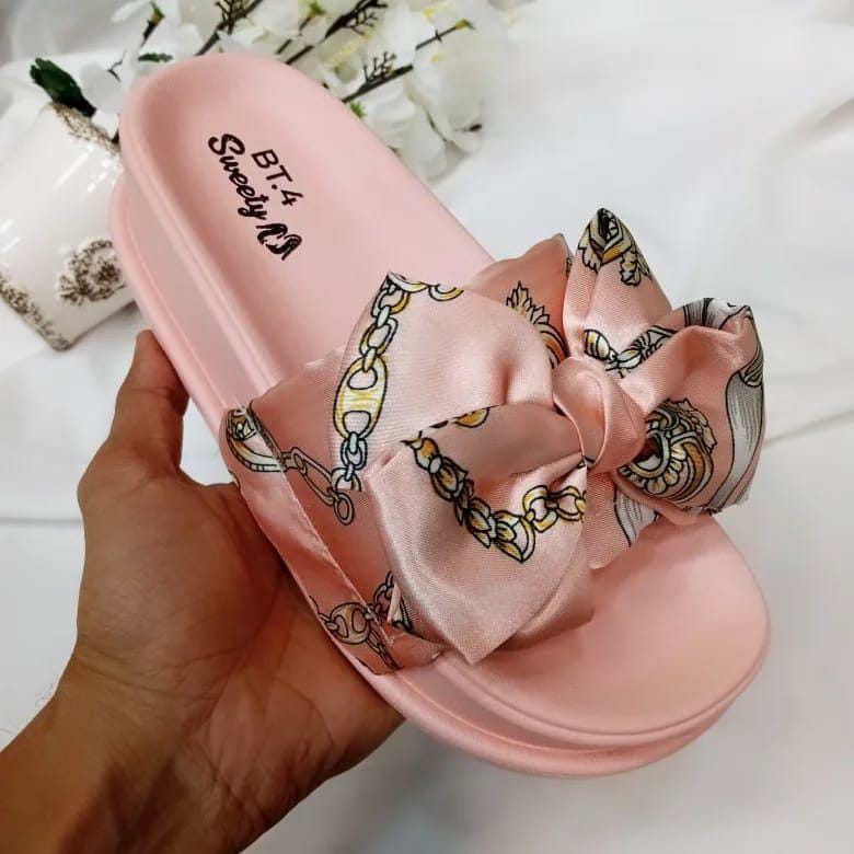 Trendy Pink Textured Rubber Flats For Women - Soft & Non-Slip Casual Footwear