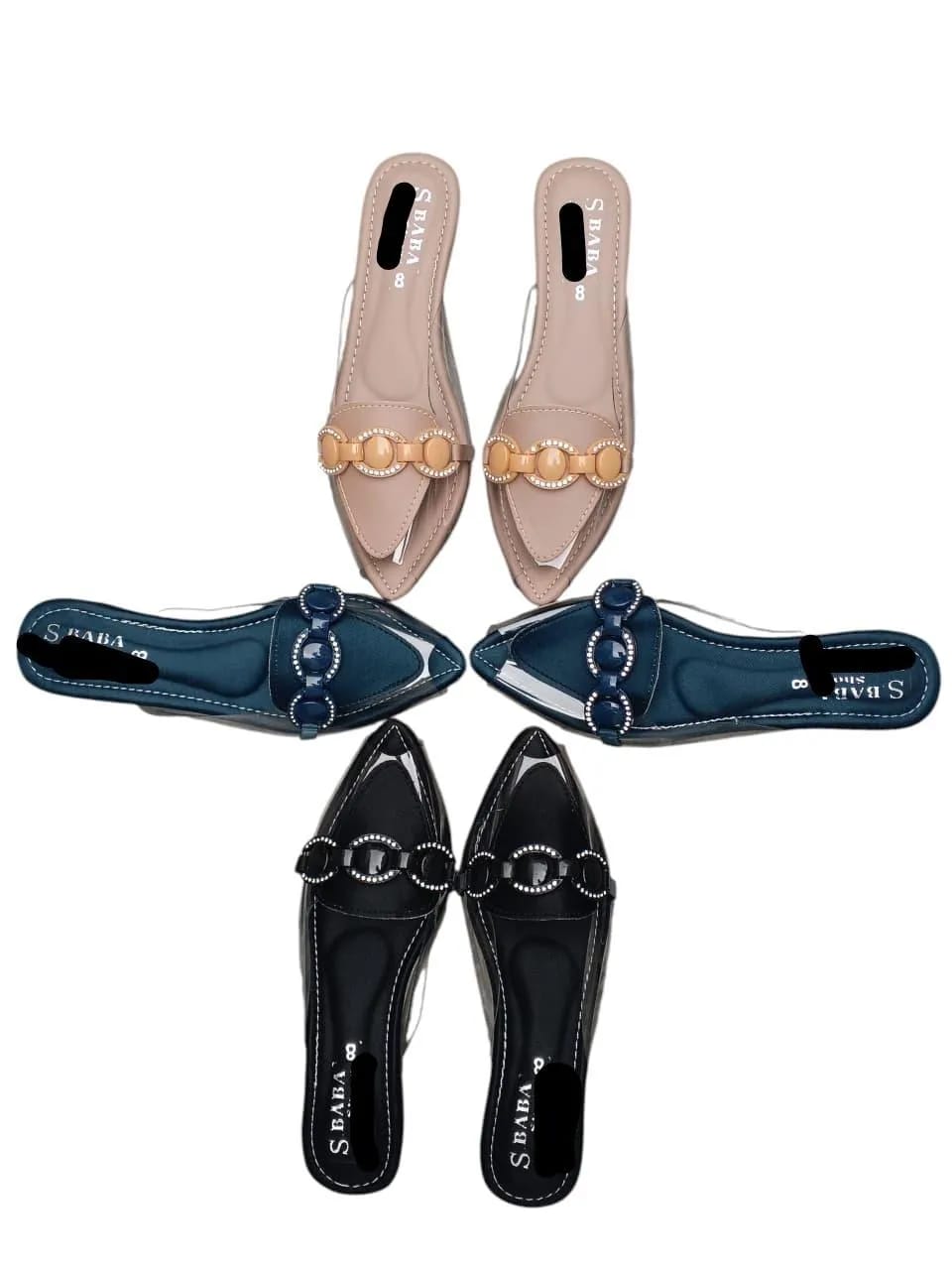 Luxe Black Plain Satin Flats For Women - Versatile Fancy & Formal Footwear