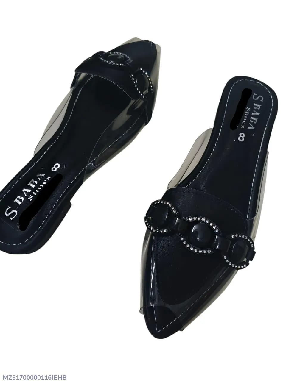Luxe Black Plain Satin Flats For Women - Versatile Fancy & Formal Footwear