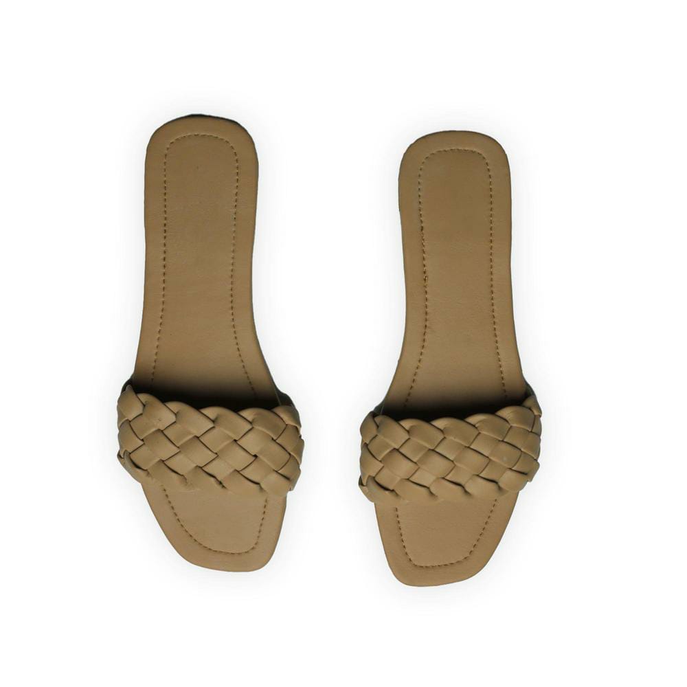 Classic Women's Plain Rexine Flats - Waterproof, Washable & Breathable Casual Footwear