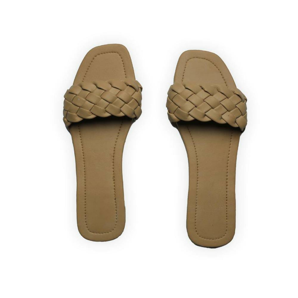 Classic Women's Plain Rexine Flats - Waterproof, Washable & Breathable Casual Footwear