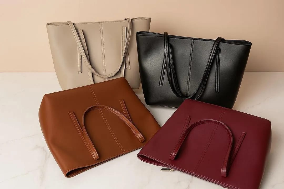 Spacious Leather Shoulder Bag For Women - Classic & Versatile Everyday Tote Bag