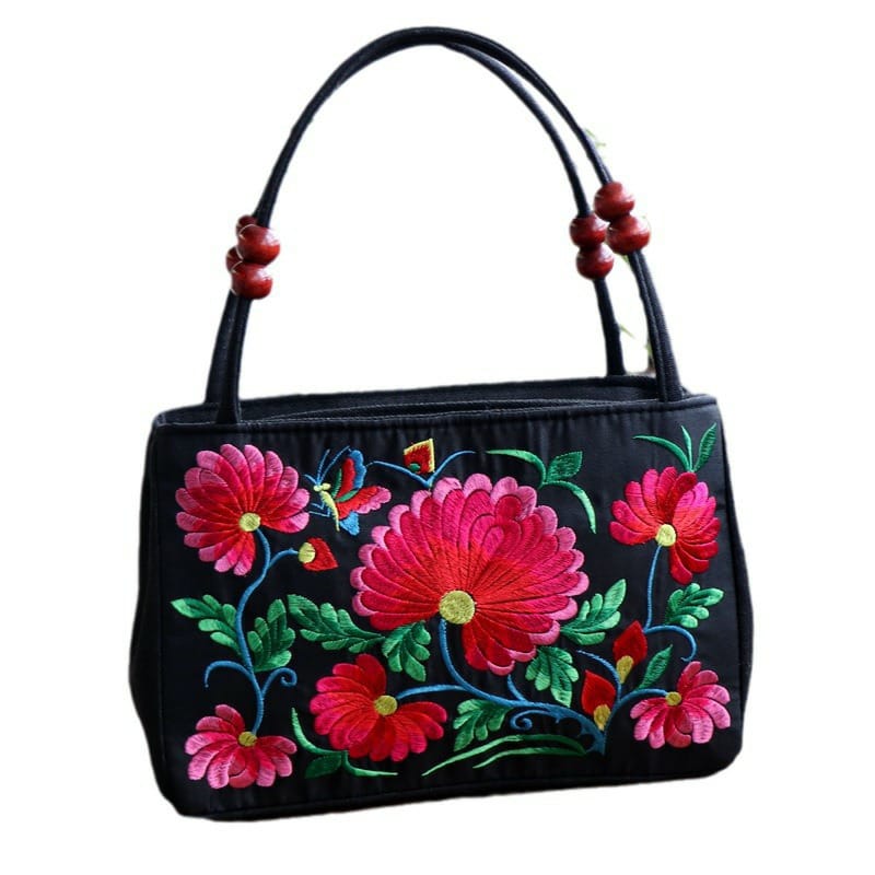 Casual Red Canvas Shoulder Bag For Women - Lightweight & Stylish Everyday Tote Bag