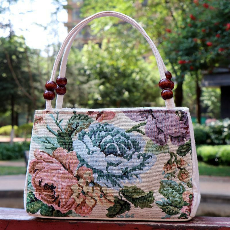Casual Red Canvas Shoulder Bag For Women - Lightweight & Stylish Everyday Tote Bag