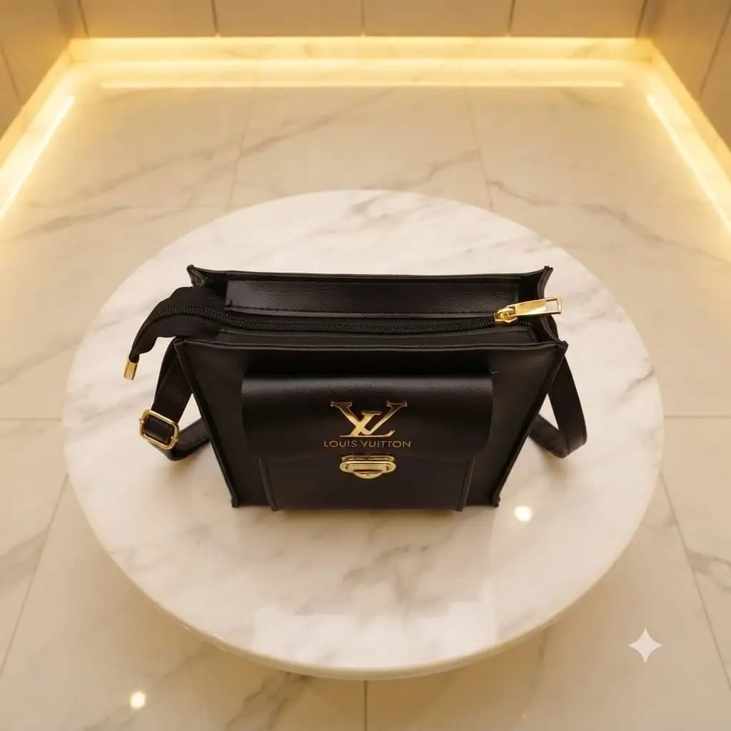 Premium Vertical PU Leather Crossbody Bag For Women - Multi-Pocket Everyday & Travel Handbag