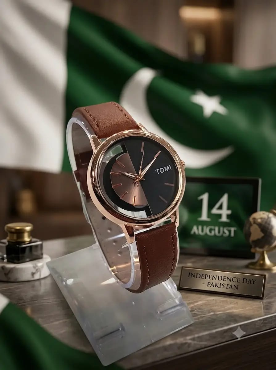 Classy Petite Round Dial PU Leather Watch For Women - Slim Analogue Wristwatch