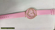 Durable Round Rubber Strap Quartz Watch For Women - Water-Resistant Casual Wristwatch