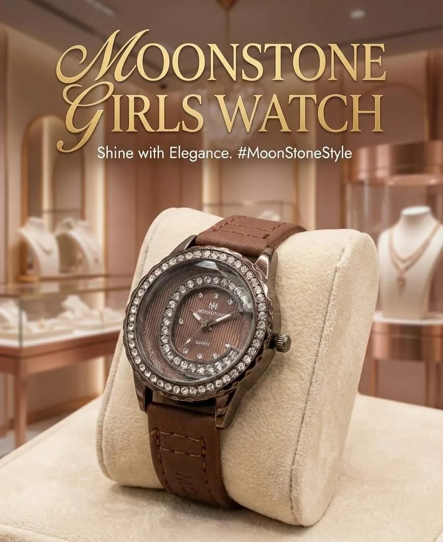 Luxury Inspired Brown Leather Strap Watch For Women - Elegant Analogue Wristwatch
