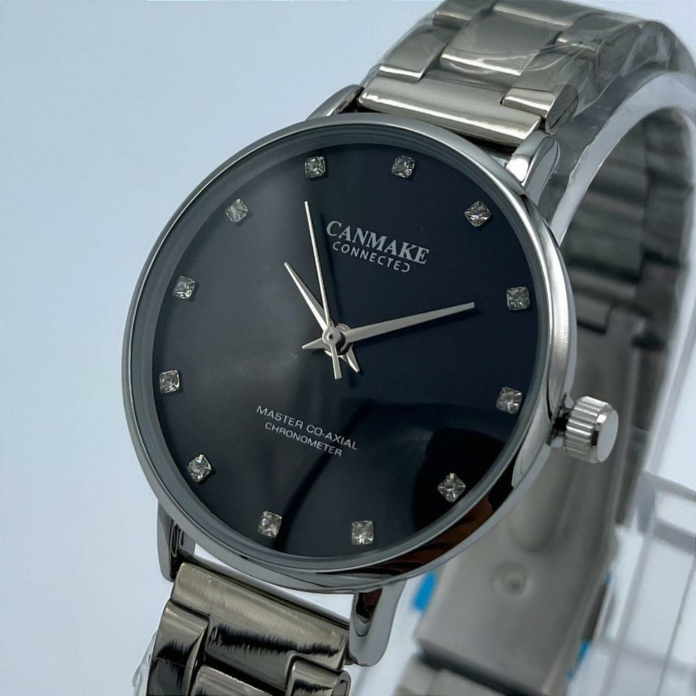 Classic Women's Stainless Steel Quartz Watch - Water-Resistant Analogue Wristwatch