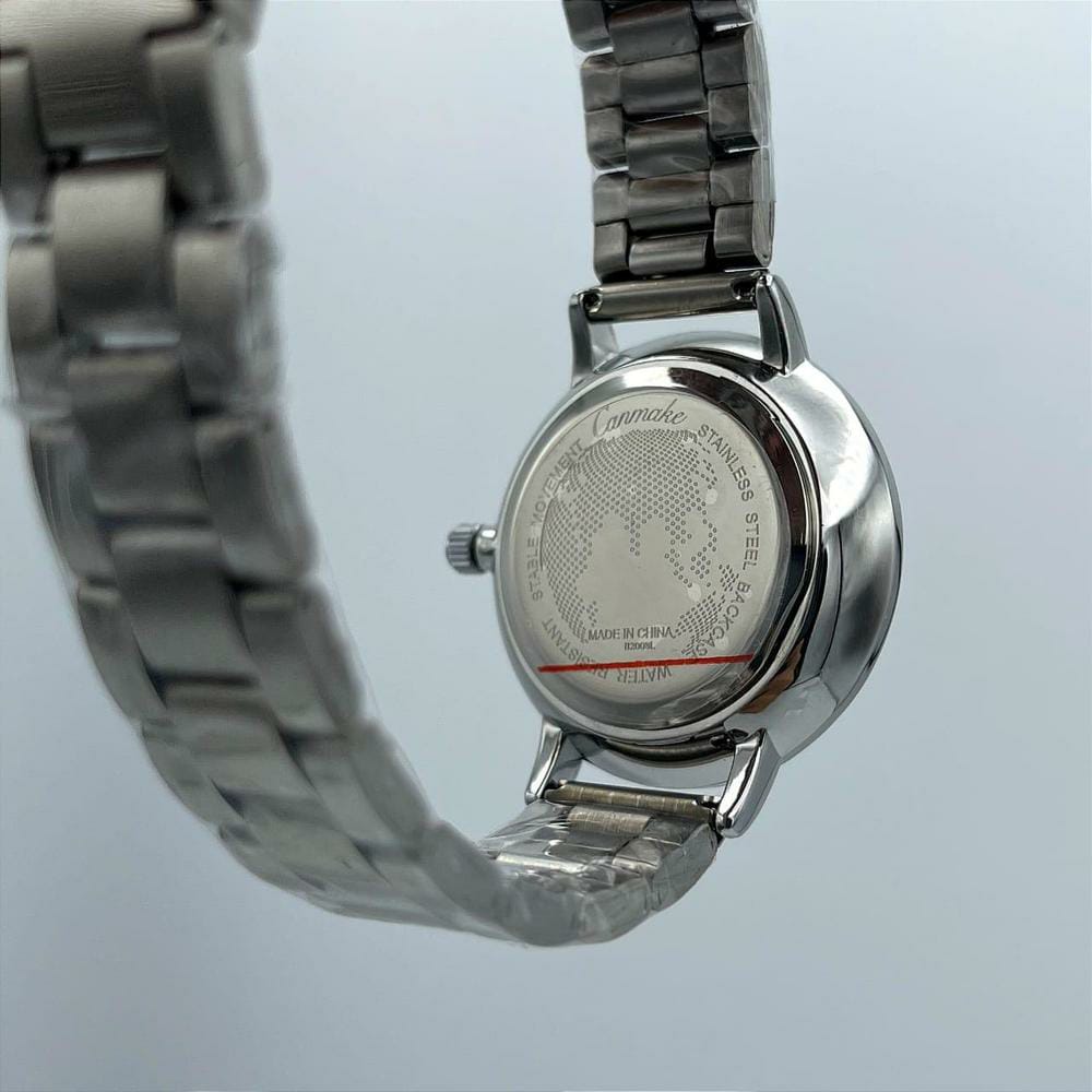 Classic Women's Stainless Steel Quartz Watch - Water-Resistant Analogue Wristwatch