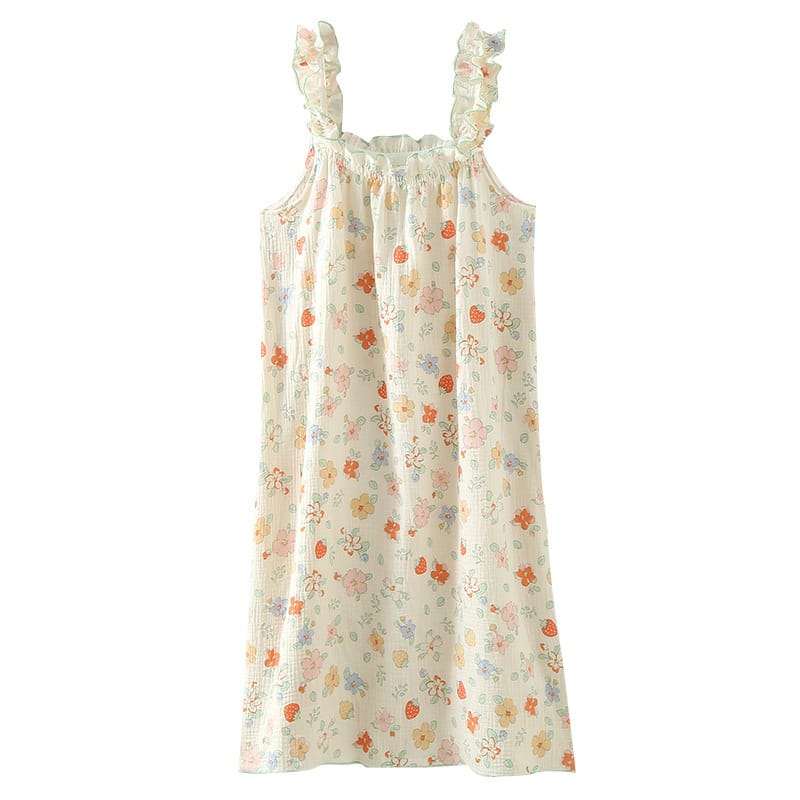 Women's Cute Summer Cotton Pajama Set (Loose & Relaxed Fit)