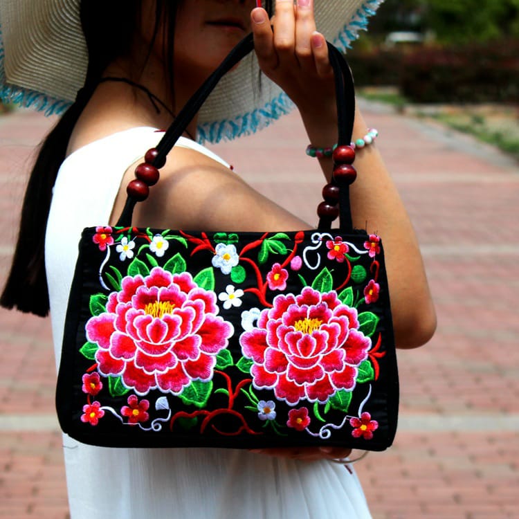 Casual Red Canvas Shoulder Bag For Women - Lightweight & Stylish Everyday Tote Bag